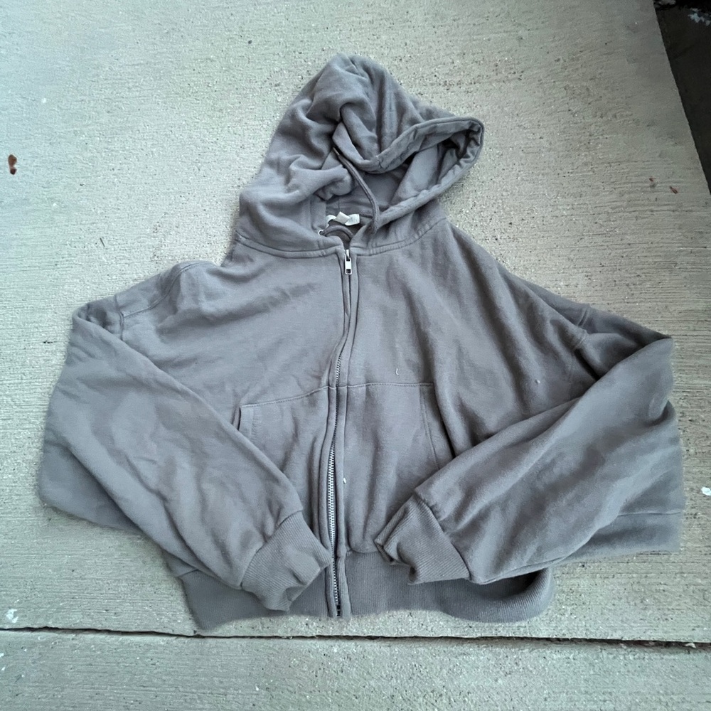 Ultra Flirt Charcoal Zip-Up Hoodie